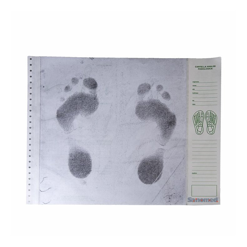 Pedograf papir,engangs, double 10 stk.