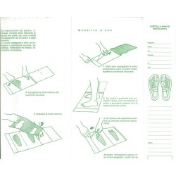 Pedograf papir,engangs, double 10 stk.