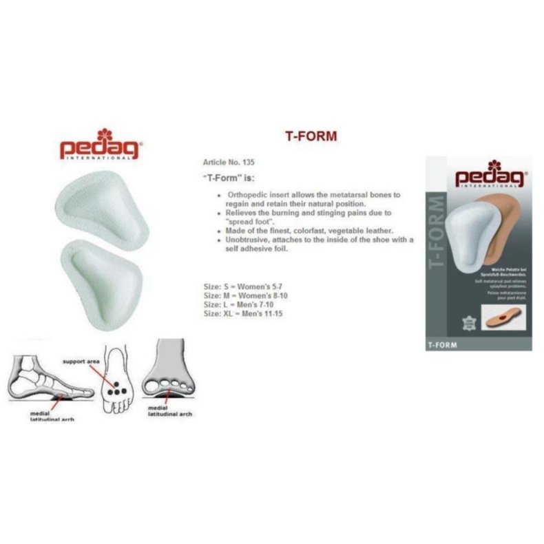 Pedag Pelotte T- formet, par