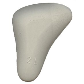 Pelotte t-formet, bld, gr, par 4 str.