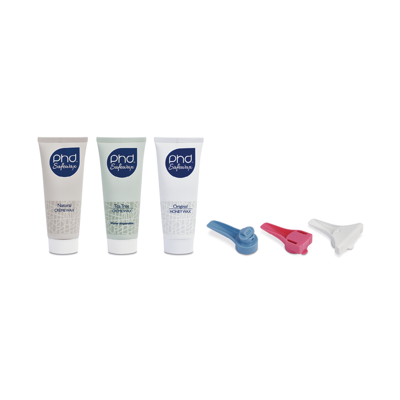 Phd voks engangshtter til ben, hvid 40 stk.