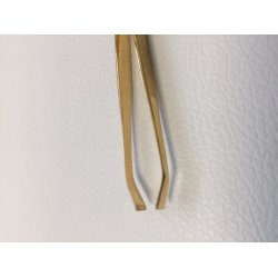 Pincet guld til bryn, lige bid ca.9 cm.
