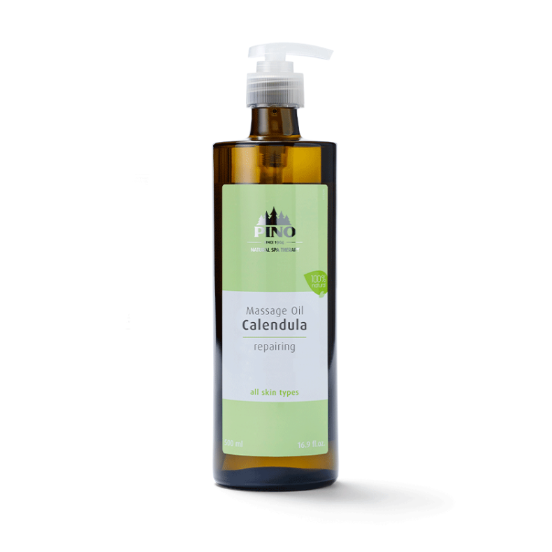 Pino Massageolie Calendul 500 ml.