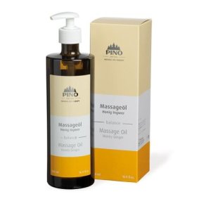 Pino massageolie honning/ingefr 500ml.