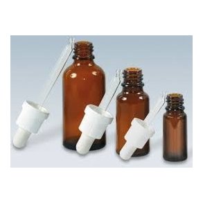 Pipette Flaske, brun