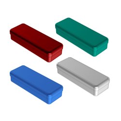 Aluminium box 10X3X2 cm. lille