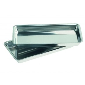 Bakke 20X10x2 cm. rustfrit stl