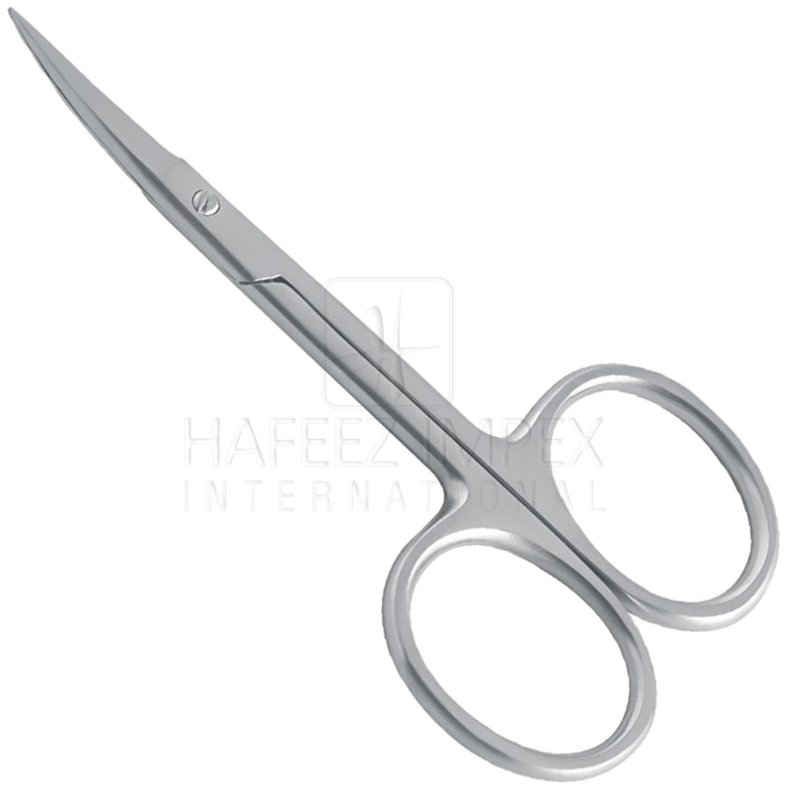 Saks til bryn, hud og negle  rustfrit 9 cm.