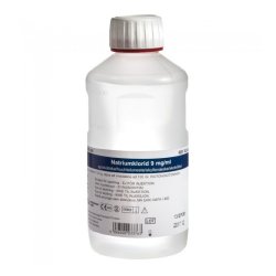 Saltvand, Natriumklorid, 0,9%, flaske, steril