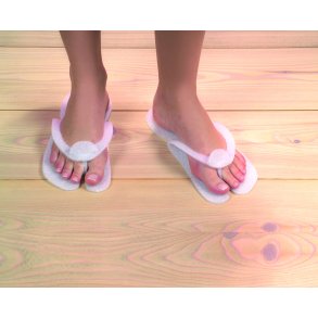 Slippers i PVC