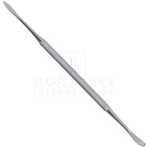 Sonde cuticle pusher og spids i en, rustfrit 15,5 cm.