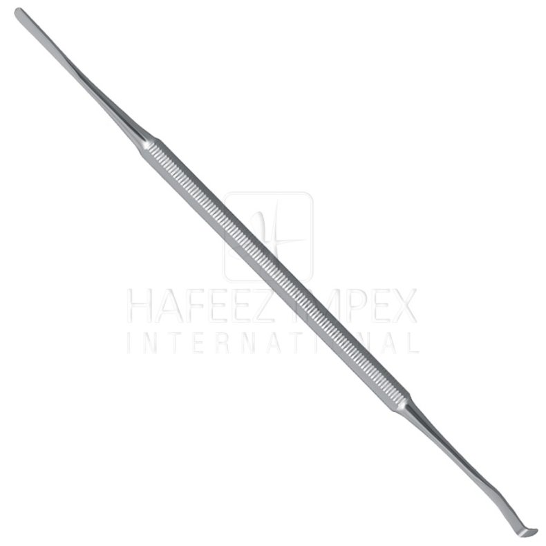 Sonde lige og buet rustfrit, 15 cm.