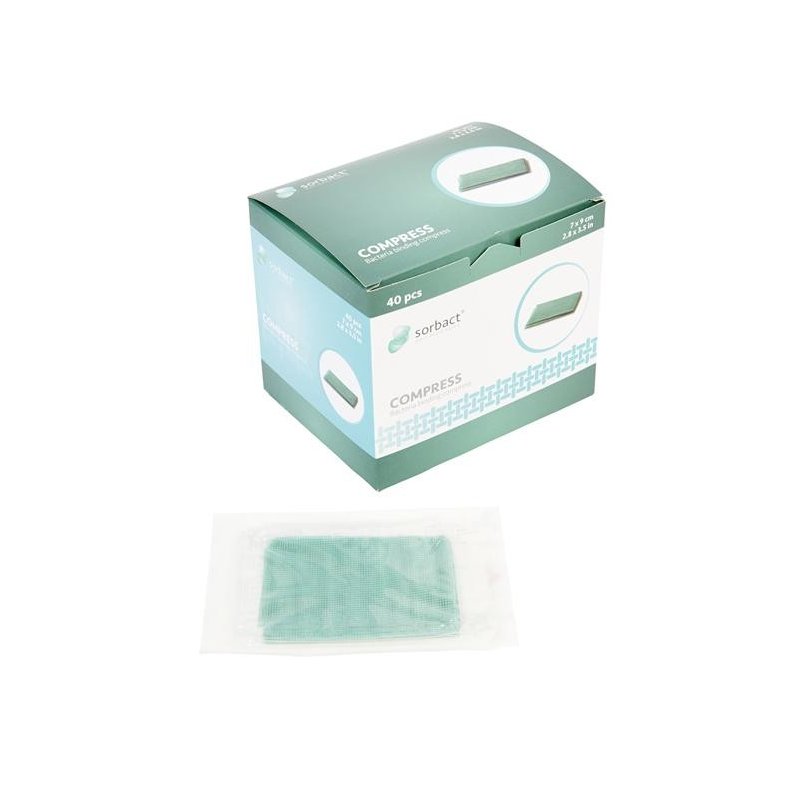Sorbact kompress 4X6 cm. /stk.