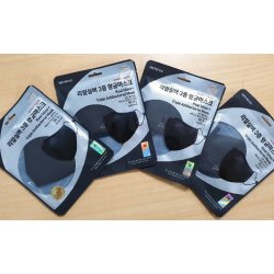 Stofmaske Silver Triple