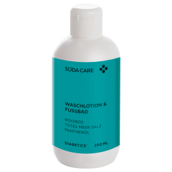 S�da Care Diabetisk Vaskelotion og Fodbad 200 ml.