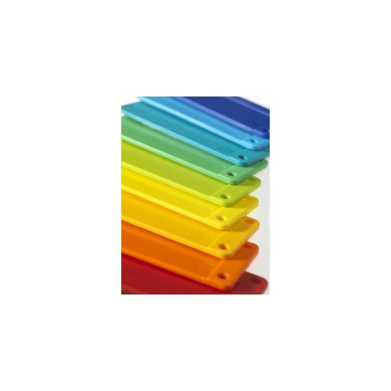 Tray Tag Rd Pack 100.  90 x 38mm.