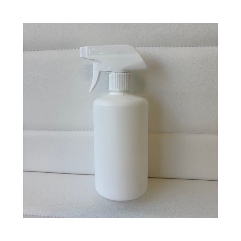 Flaske 500 ml. hvid med triggerspray