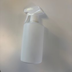Flaske 500 ml. hvid med triggerspray