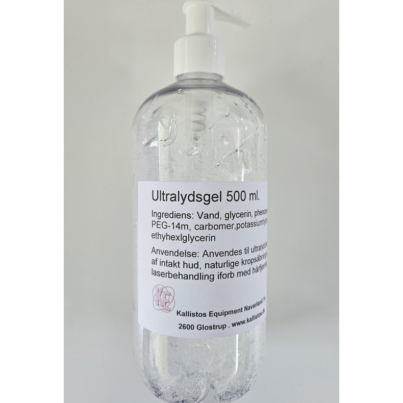 Ultralydsgel 500 ml.