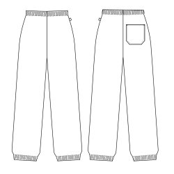 UNISEX JOGGINGBUKS, Farve sailorbl