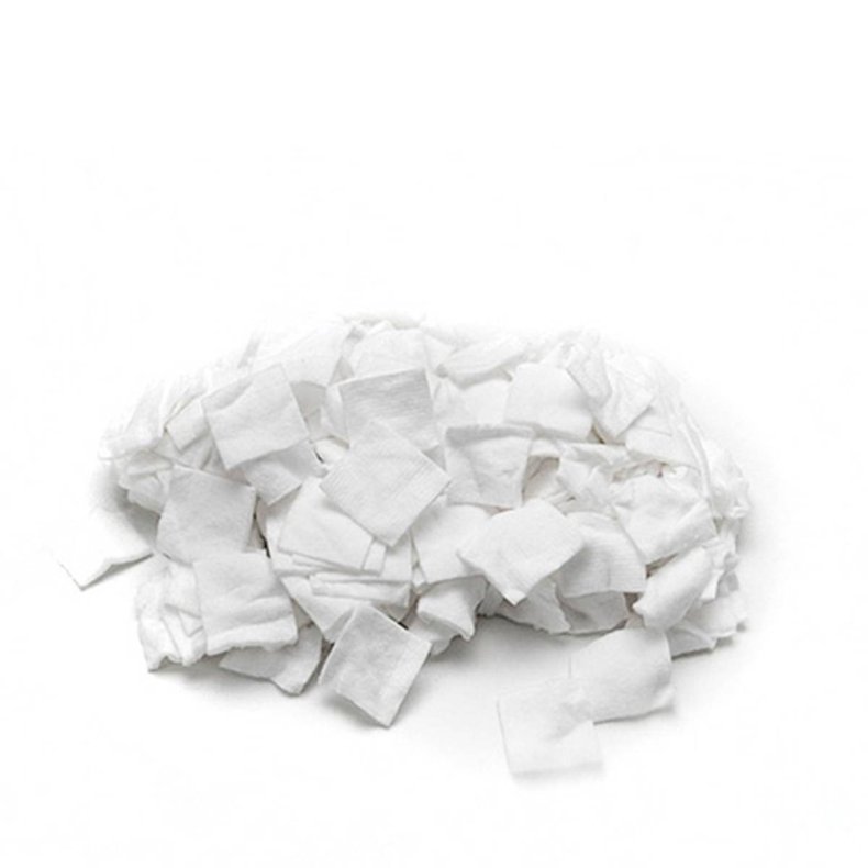 Vat bomuld pads 5 x 5 cm. 500 stk./pose