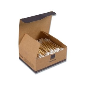 Vatpinde , 7,5cm, bambus/bomuld, vat i begge ender, usteril