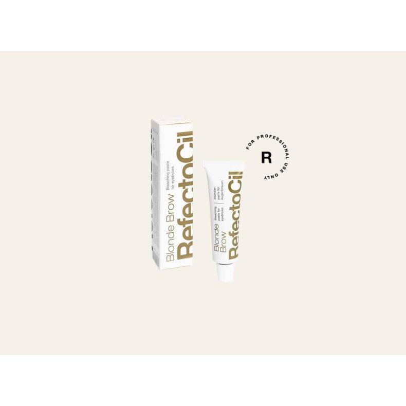 Vippe/bryn farve. Blond