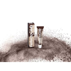 Vippe/bryn farve. Naturbrun