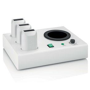 Voksvarmer Combi, base med 3 pistoler og for 400 ml. dse