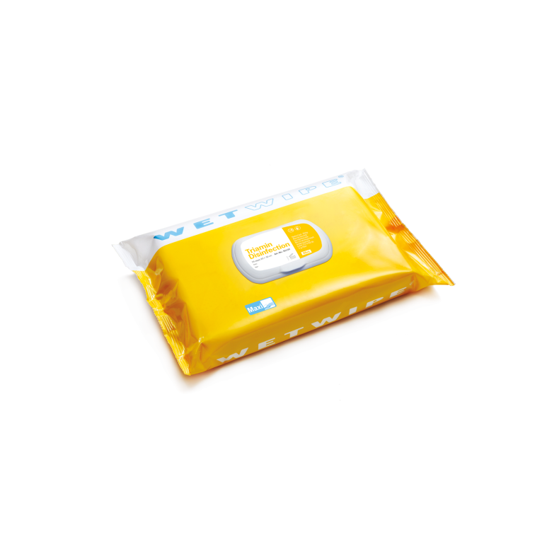 Wet Wipe Triamin Desinfection Maxi 43X30 cm. pk. af 20 klude